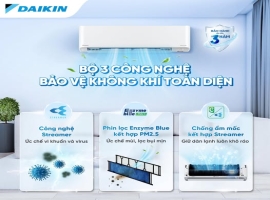 Bộ 3 Công Nghệ Bảo Vệ Không Khí Từ Điều Hòa Daikin