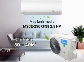 Đánh giá Máy Lạnh MIDEA 2.5Hp MSCE-25CRFN8 - 2025