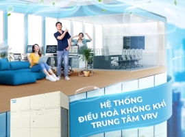 HỆ THỐNG ĐIỀU HÒA KHÔNG KHÍ TRUNG TÂM VRV- GIẢI PHÁP LÝ TƯỞNG CHO TÒA NHÀ VĂN PHÒNG