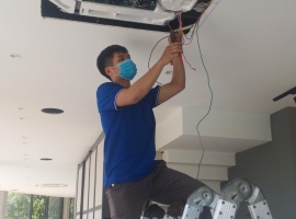 Lắp đặt máy lạnh âm trần Daikin giá tốt nhất tại Hồ Chí Minh