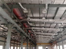 Nhận thi công lắp đặt máy lạnh âm trần giấu ống gió Daikin cho hệ thống nhà xưởng tại Hồ Chí Minh