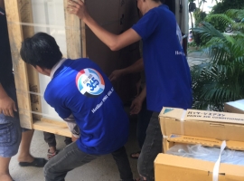 Công trình lắp đặt máy lạnh tủ đứng 10 ngựa LG tại Quận 2 Hồ Chí Minh