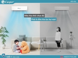 Mua máy lạnh Casper lọc bụi mịn PM2.5 tại Hồ Chí Minh