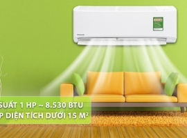 Máy lạnh Panasonic 9000 BTU giá rẻ lắp đặt cho phòng ngủ tại Hồ Chí Minh