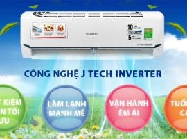 Top 3 máy lạnh Sharp 1 chiều inverter giá tốt tại Hồ Chí Minh