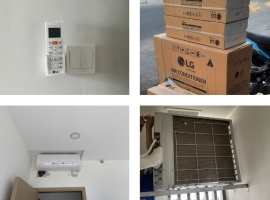 Nhận lắp đặt hệ thống máy lạnh LG multi dàn nóng 2 HP tại Hồ Chí Minh