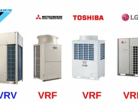 Phân biệt máy lạnh trung tâm VRV và VRF