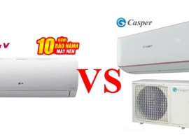 So sánh hai thương hiệu máy lạnh giá rẻ LG và Casper