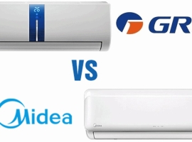 So sánh máy lạnh Gree và máy lạnh Midea