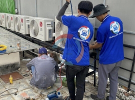Công trình lắp đặt máy lạnh LG giá tốt tại Hồ Chí Minh