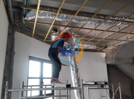 Công trình lắp đặt trọn gói máy lạnh giấu trần nối ống gió tại Quận 9 Hồ Chí Minh