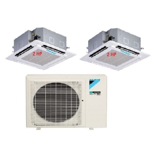 55.Máy Lạnh Multi Daikin Inverter 1 Dàn Nóng 3.5 HP + 2 Dàn Lạnh Âm Trần 2 HP 