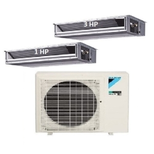 85.Máy Lạnh Multi Daikin Inverter 1 Dàn Nóng 3.5 HP + 2 Dàn Lạnh Giấu  Trần Nối Ống Gió 1 HP-3 HP