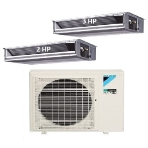 88.Máy Lạnh Multi Daikin Inverter 1 Dàn Nóng 4 HP + 2 Dàn Lạnh Giấu  Trần Nối Ống Gió 2 HP-3 HP