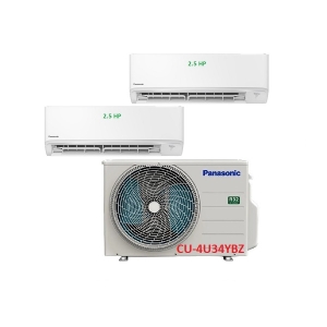 21.Máy Lạnh Multi Panasonic Inverter 1 Dàn Nóng 4 Hp + 2 Dàn Lạnh Treo Tường 2.5 Hp