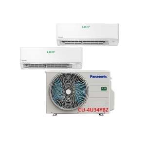 20.Máy Lạnh Multi Panasonic Inverter 1 Dàn Nóng 4 Hp + 2 Dàn Lạnh Treo Tường 2 Hp-3 Hp