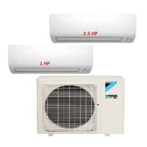 15.Máy Lạnh Multi Daikin Inverter 1 Dàn Nóng 3.5 HP + 2 Dàn Lạnh Treo Tường 1 HP - 2.5 HP