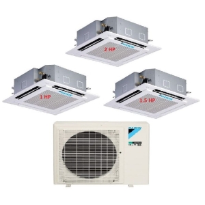 48.Máy Lạnh Multi Daikin Inverter 1 Dàn Nóng 4 HP + 3 Dàn Lạnh Âm Trần 1 HP - 1.5 HP - 2 HP
