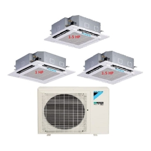 44.Máy Lạnh Multi Daikin Inverter 1 Dàn Nóng 3.5 HP + 3 Dàn Lạnh Âm Trần 1 HP - 1.5 HP
