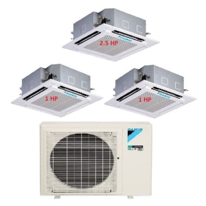 41.Máy Lạnh Multi Daikin Inverter 1 Dàn Nóng 4 HP + 3 Dàn Lạnh Âm Trần 1 HP – 2.5 HP