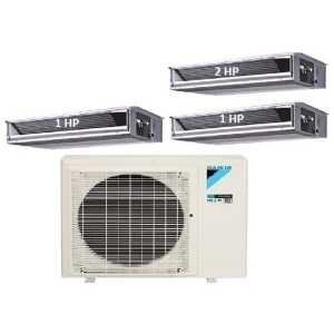 68.Máy Lạnh Multi Daikin Inverter 1 Dàn Nóng 3.5 HP + 3 Dàn Lạnh Giấu  Trần Nối Ống Gió 1 HP – 2 HP