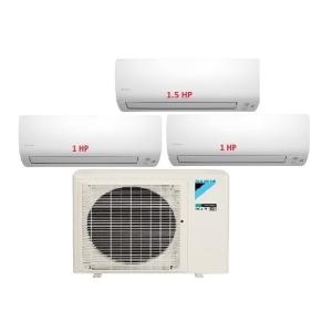 7.Máy Lạnh Multi Daikin Inverter 1 Dàn Nóng 3.5 HP + 3 Dàn Lạnh Treo Tường 1 HP - 1.5 HP