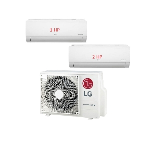 94.Máy Lạnh Multi LG 1 Dàn Nóng 3 Hp + 2 Dàn Lạnh Treo Tường 1 Hp - 2 Hp