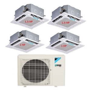 34.Máy Lạnh Multi Daikin Inverter 1 Dàn Nóng 4 HP + 4 Dàn Lạnh Âm Trần 1 HP – 1.5 HP