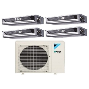 59.Máy Lạnh Multi Daikin Inverter 1 Dàn Nóng 3.5 HP + 4 Dàn Lạnh Giấu  Trần Nối Ống Gió 1 HP 