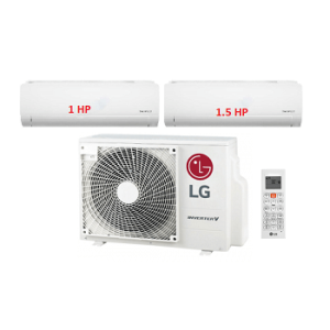 6.Máy Lạnh Multi LG 1 Dàn Nóng 2 Hp + 1 Dàn Lạnh Treo Tường 1 Hp + 1 Dàn Lạnh Treo Tường 1.5 Hp