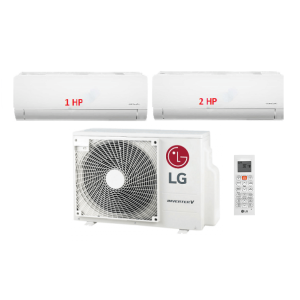 11.Máy Lạnh Multi LG 1 Dàn Nóng 2 Hp + 1 Dàn Lạnh Treo Tường 1 Hp + 1 Dàn Lạnh Treo Tường 2 Hp