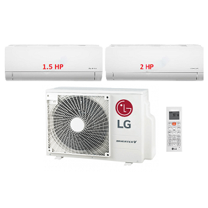 17.Máy Lạnh Multi LG 1 Dàn Nóng 2.5 Hp + 1 Dàn Lạnh Treo Tường 1.5 Hp + 1 Dàn Lạnh Treo Tường 2 Hp