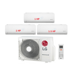 8.Máy Lạnh Multi LG 1 Dàn Nóng 3.5 Hp + 2 Dàn Lạnh Treo Tường 1 Hp + 1 Dàn Lạnh Treo Tường 1.5 Hp
