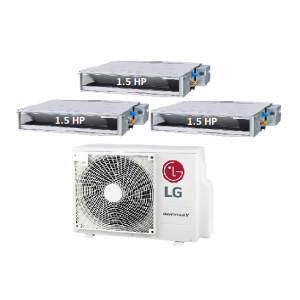 82.Máy Lạnh Multi LG 1 Dàn Nóng 3.5 Hp + 3 Dàn Lạnh Âm Trần Nối Ống Gió 1.5 Hp