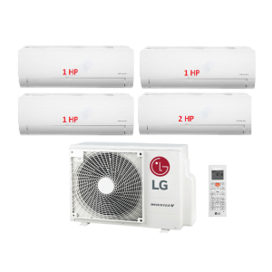 14.Máy Lạnh Multi LG 1 Dàn Nóng 4 Hp + 3 Dàn Lạnh Treo Tường 1 Hp + 1 Dàn Lạnh Treo Tường 2 Hp