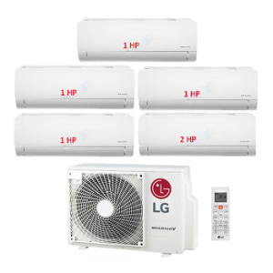 15.Máy Lạnh Multi LG 1 Dàn Nóng 5 Hp + 4 Dàn Lạnh Treo Tường 1 Hp + 1 Dàn Lạnh Treo Tường 2 Hp