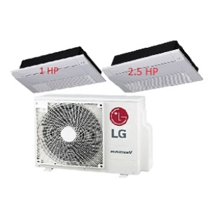 42.Máy Lạnh Multi LG 1 Dàn Nóng 2.5 Hp + 2 Dàn Lạnh Âm Trần 1 Hướng Thổi 1 Hp -  2.5 Hp