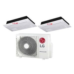51.Máy Lạnh Multi LG 1 Dàn Nóng 2.5 Hp + 2 Dàn Lạnh Âm Trần 1 Hướng Thổi 1.5 Hp