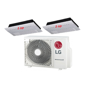 55.Máy Lạnh Multi LG 1 Dàn Nóng 3.5 Hp + 2 Dàn Lạnh Âm Trần 1 Hướng Thổi 2 Hp