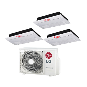 52.Máy Lạnh Multi LG 1 Dàn Nóng 3.5 Hp + 3 Dàn Lạnh Âm Trần 1 Hướng Thổi 1.5 Hp