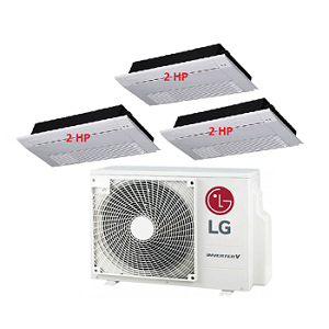 57.Máy Lạnh Multi LG 1 Dàn Nóng 5 Hp + 3 Dàn Lạnh Âm Trần 1 Hướng Thổi 2 Hp