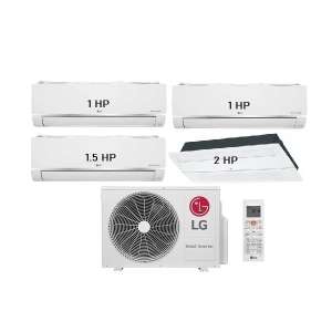 106.Máy Lạnh Multi LG 1 Dàn Nóng 5Hp + 3 DLTT-1Hp-1.5Hp + 1 DLAT1HT-2Hp