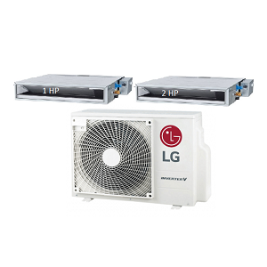 71.Máy Lạnh Multi LG 1 Dàn Nóng 2 Hp + 2 Dàn Lạnh Âm Trần Nối Ống Gió 1 Hp - 2 Hp