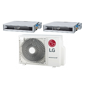 72.Máy Lạnh Multi LG 1 Dàn Nóng 2.5 Hp + 1 Dàn Lạnh Âm Trần Nối Ống Gió 1 Hp - 2.5 Hp