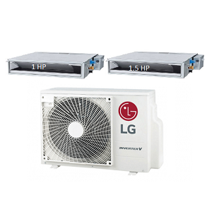 66.Máy Lạnh Multi LG 1 Dàn Nóng 2 Hp + 2 Dàn Lạnh Âm Trần Nối Ống Gió 1 Hp - 1.5 Hp