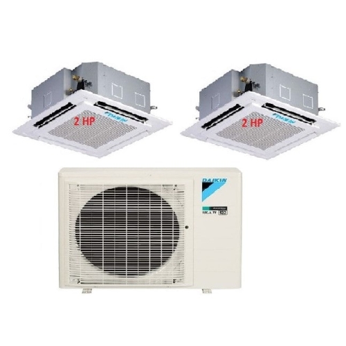 55.Máy Lạnh Multi Daikin Inverter 1 Dàn Nóng 3.5 HP + 2 Dàn Lạnh Âm Trần 2 HP 