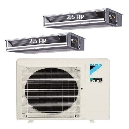 84.Máy Lạnh Multi Daikin Inverter 1 Dàn Nóng 4 HP + 2 Dàn Lạnh Giấu  Trần Nối Ống Gió 2.5 HP