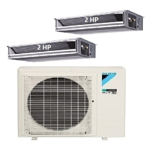 82.Máy Lạnh Multi Daikin Inverter 1 Dàn Nóng 3.5 HP + 2 Dàn Lạnh Giấu  Trần Nối Ống Gió 2 HP