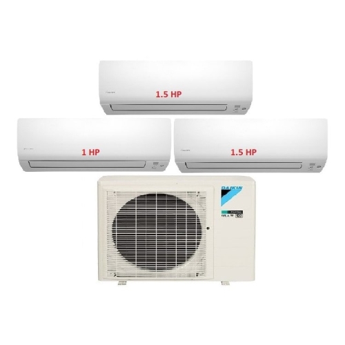 19.Máy Lạnh Multi Daikin Inverter 1 Dàn Nóng 3.5 HP + 3 Dàn Lạnh Treo Tường 1 HP - 1.5 HP