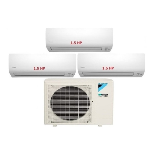 20.Máy Lạnh Multi Daikin Inverter 1 Dàn Nóng 4 HP + 3 Dàn Lạnh Treo Tường 1.5 HP